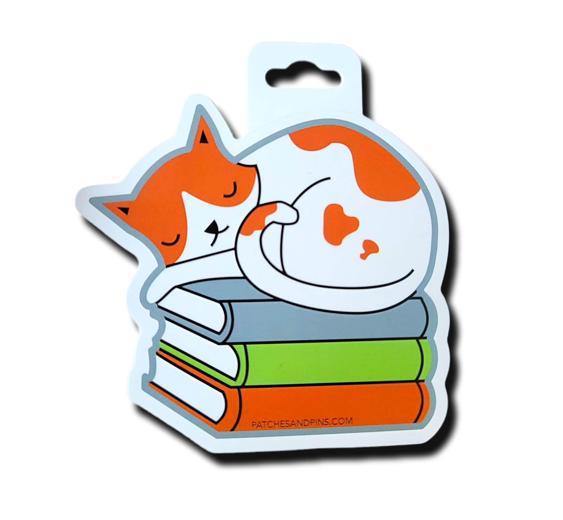 Cat Books Sticker